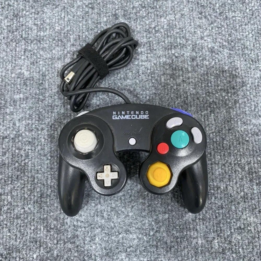 Nintendo‎ GameCube Controller (DOL-003) - Black Super Smash Bros Edition Corded